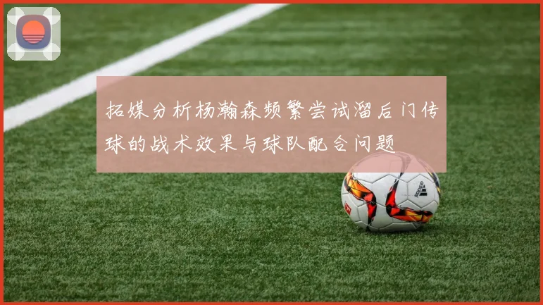 拓媒分析杨瀚森频繁尝试溜后门传球的战术效果与球队配合问题
